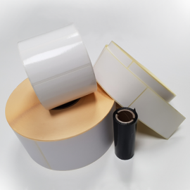 Carton de 6 rouleaux etiquettes velin Zebra Z-Perform 1000T-76x51mm-76-200-2740